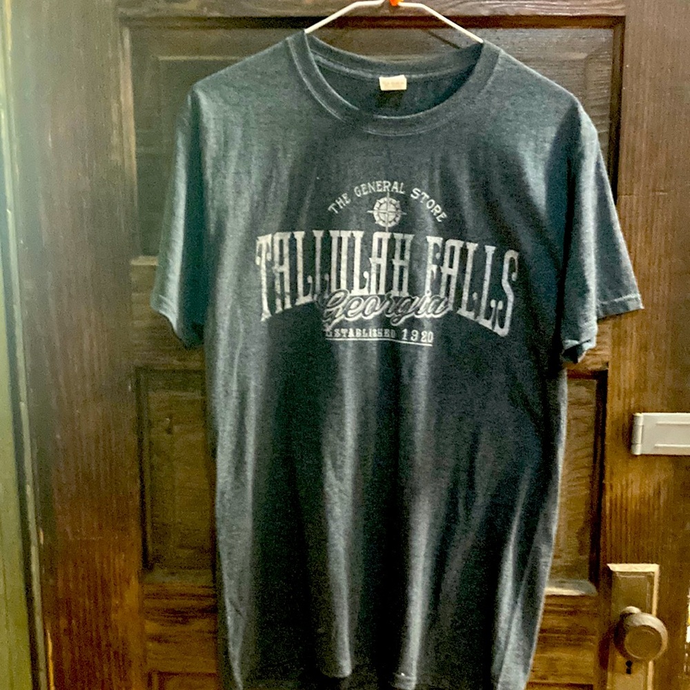 The General Store, Tallulah Falls, Georgia, unisex, grey short sleeve t-shirt.